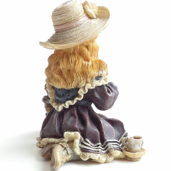 Yesterdays Child Vintage BOYDS BEARS Figurine Whitney w/ Wilson Tea Party #3523 - Picture 7 of 13